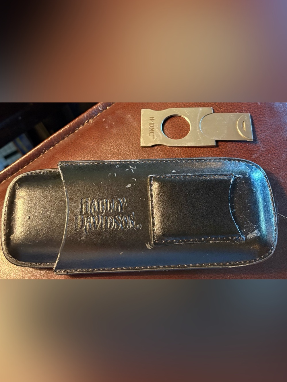 “Harley-Davidson¨ Cigar Case & Cutter, EUC